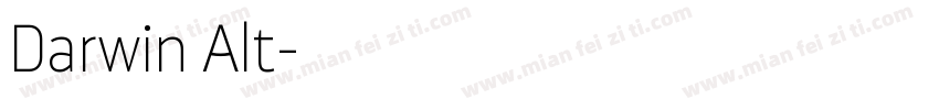 Darwin Alt字体转换